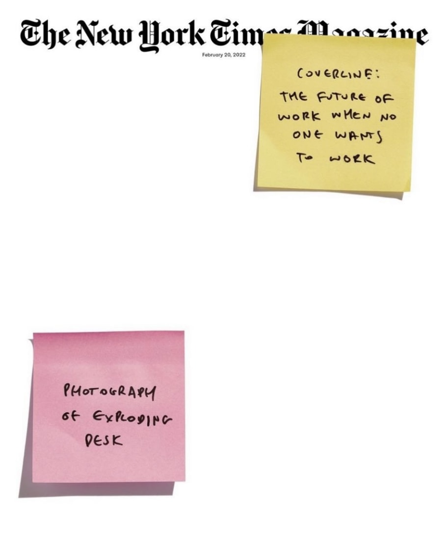 Copertina del New York Times Magazine